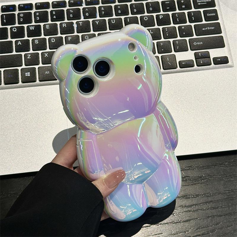 Colorful Violent Bear Compatible iPhone 14/13/12/11 Apple PROMAX Case Set