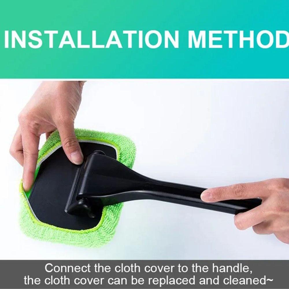 Scratch Free Glass Clean Brush Dust Removal Window Scraping Towel Sponge  Household