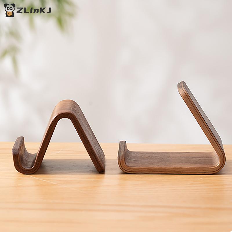 1 Stück Massivholz Handyhalter Rezeption Visitenkartenständer Multifunktionale Heim- und Büro-Schreibtischdekoration