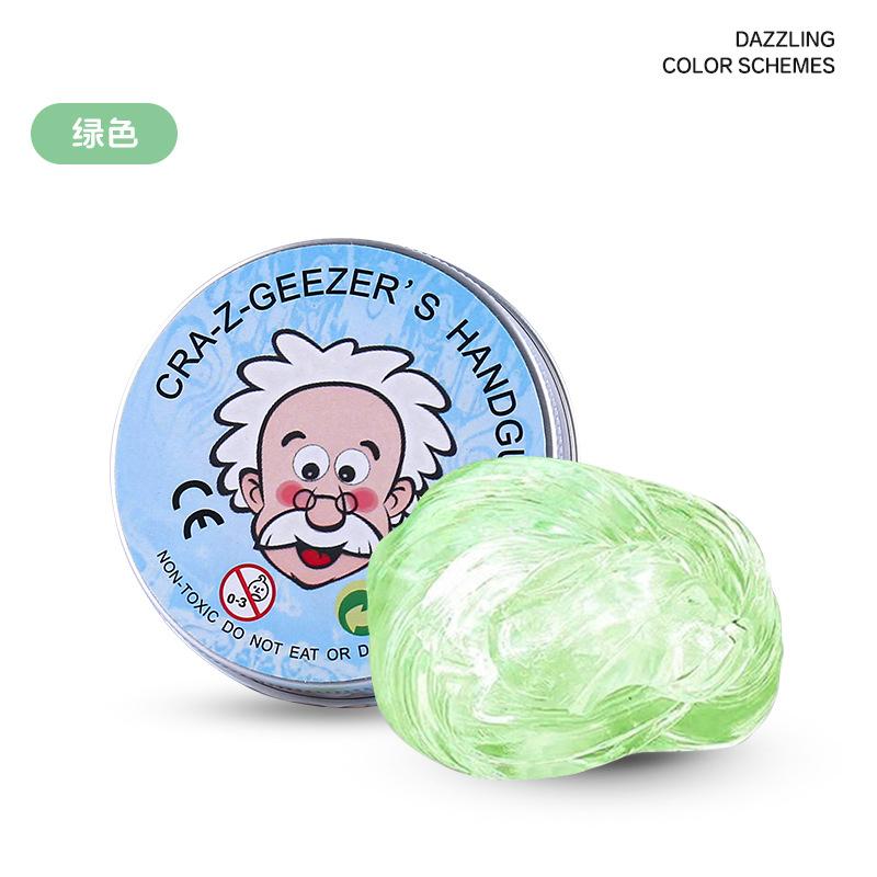 Knete Wiederverwendbar Flüssigkristall Hüpfender Schleim Spielzeugset Kindersicher Schlamm Stressabbau Knete Formen Handgemacht DIY Handgum Knete