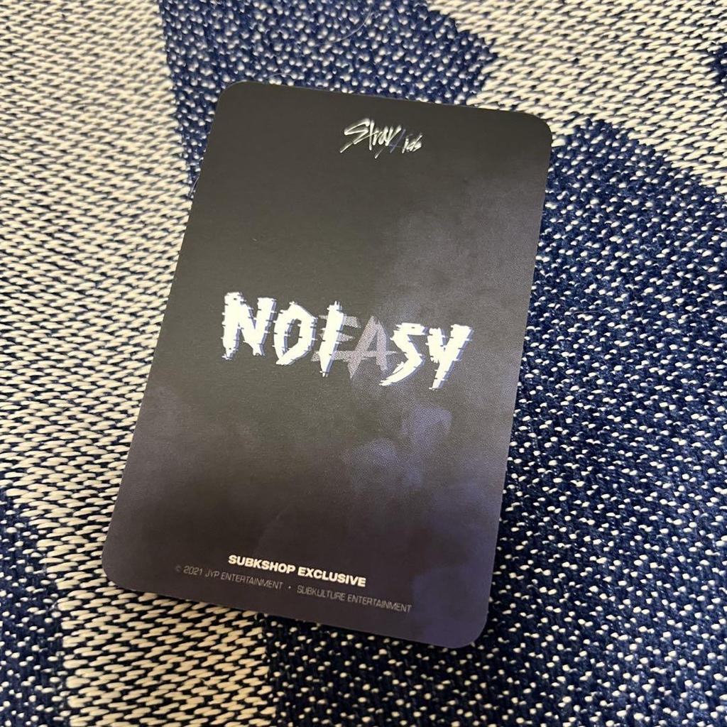 [USED] Stray Kids NOEASY Subk Bonus Felix Trading Card