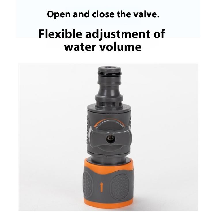 Ventilová hadicová spojka Rychlospojka Spojka Opravná Spojovací díl Prodlužovací kus Zahradní zavlažovací hadice Trubka Zastavení vody