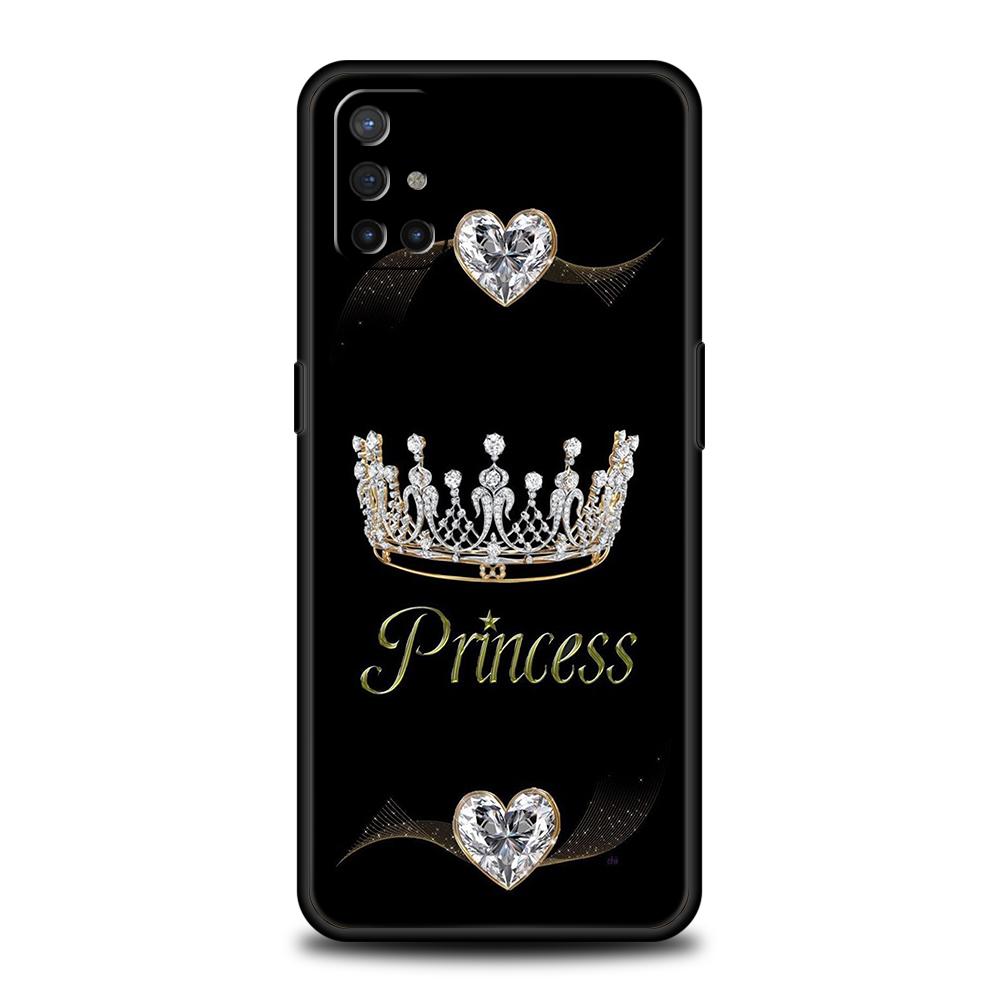 Diamond Crown Phone Case for Oneplus 11 10T Nord N100 N10 10 7 8 9 9R 7T 8T N200 CE 2 9RT Pro 5G Silicone Cover Shell Capas Bags