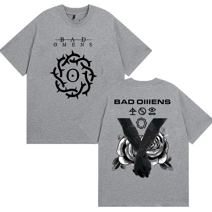 Rock Band Bad OUnisexs Graphic T Shirt Unisexs Gothic Vintage Short Sleeve Tshirts Summer High Quality Cotton Tshirt Y2k Streetwear