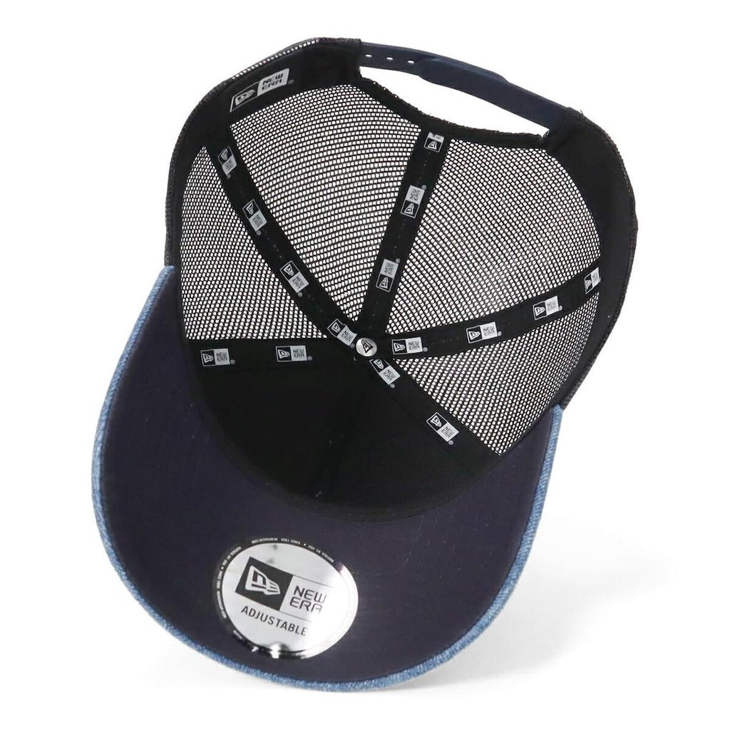 [New Era] Mesh Cap 9FORTYA-Frame Floral Washed Denim FREE 940AFTR FLOWER EMB NE1920 WDNM 14388638 NER36C9245