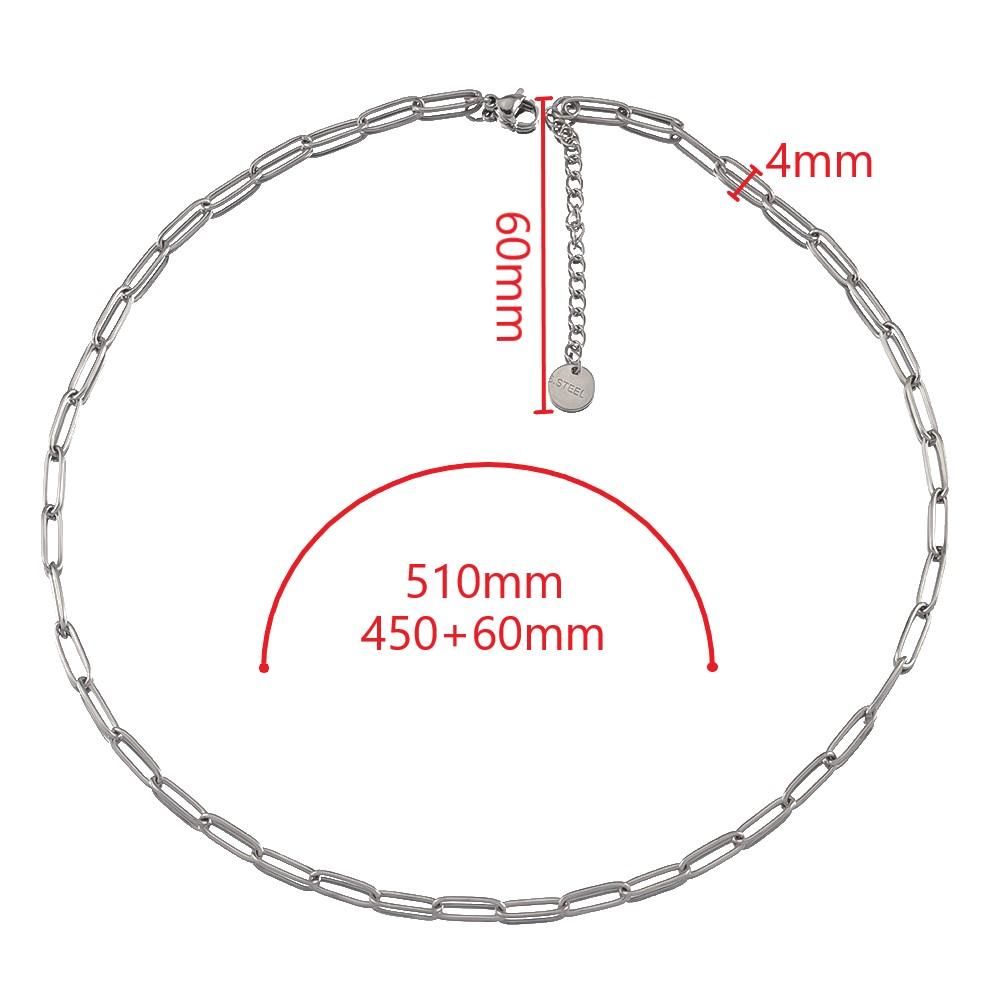 

10pcs 5pcs 2pcs Stainless Steel 4x12mm Frame Link Chian Necklace Extended Chain Lobster Clasp Disc Tail Charm DIY Jewelry Making 2pcs