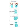 Cat Claw Protector Bath Feeding Bathing Shoes Foot Cover Anti-Scratch for Cats Pet Grooming Silicone Paw Nail Cover Boots