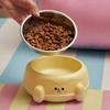 Cuenco de acero inoxidable para mascotas, antideslizante y fácil de limpiar para gatos y perros