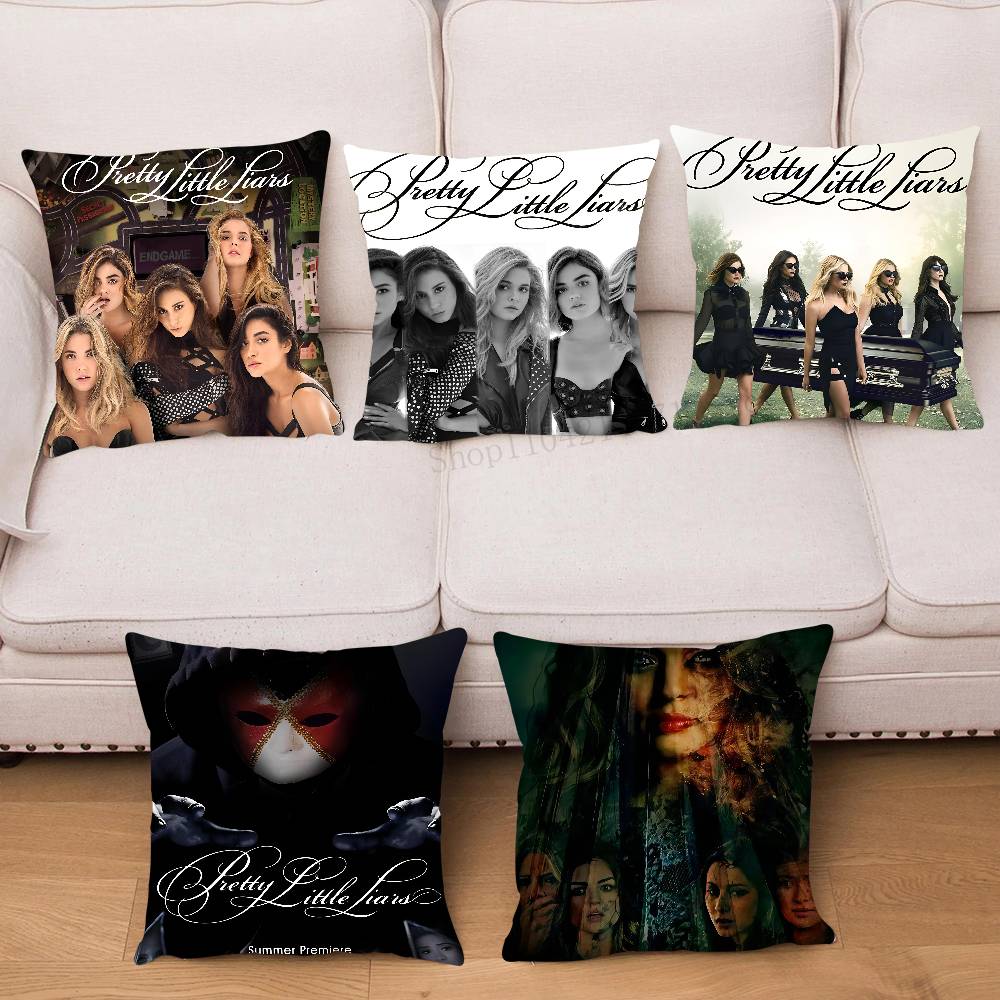 Pretty Little Liars Kissenbezug Quadratisches Kissen Schlafzimmer Sofa Freizeit Komfortkissen Auto Wohnzimmer Heimdekoration