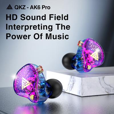 Căști QKZ AK6 PRO HiFi Fever Bass In-ear Telefon mobil cu fir Căști pentru computer