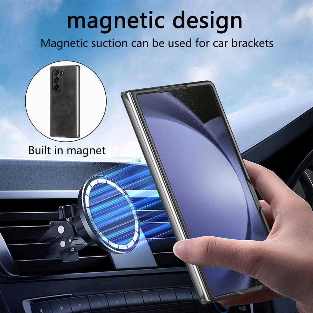 For Samsung Galaxy Z Fold6 5G Magnetic Case Detachable PU+TPU Phone Cover