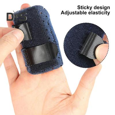 Finger Splint Breathable Finger Splint with Adjustable Strap Universal Joint Pain Relief Finger Brace for Knuckle Immobilization Arthritis