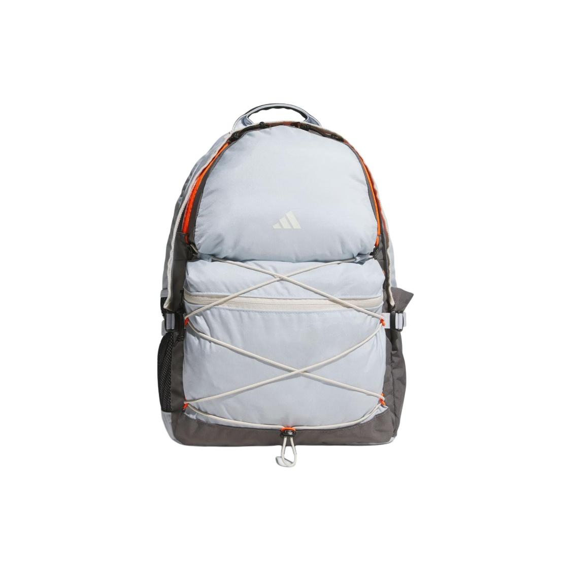Adidas Recycled Polyamide Backpack Unisex Light Blue Gray One Size светло-синий