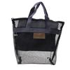 New Women's Beach Top-Handle Bags Large Unisex Handheld Swimming Storage Pouch With Inner Network Folding Organizer Package