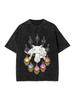 Unisex Plus Size Y2K Gewaschenes Kurzarm-T-Shirt Für Puella Magi Madoka Magica Fans, Einzigartiges Ganzjahres-Mode-Bekleidungst-Shirt