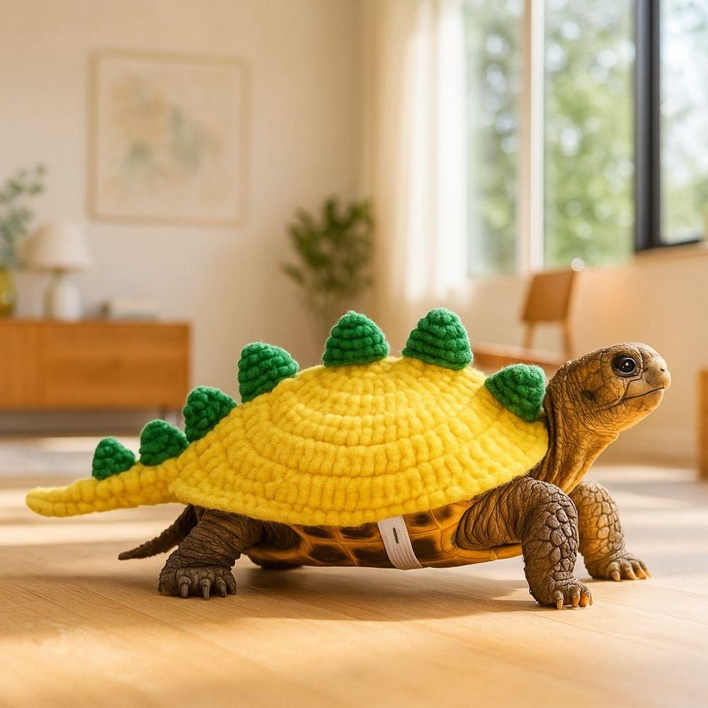 Dinosaur Turtle Knitted Sweater Cartoon Turtle Costume Funny Pet Sweatshirt  Cosplay Event