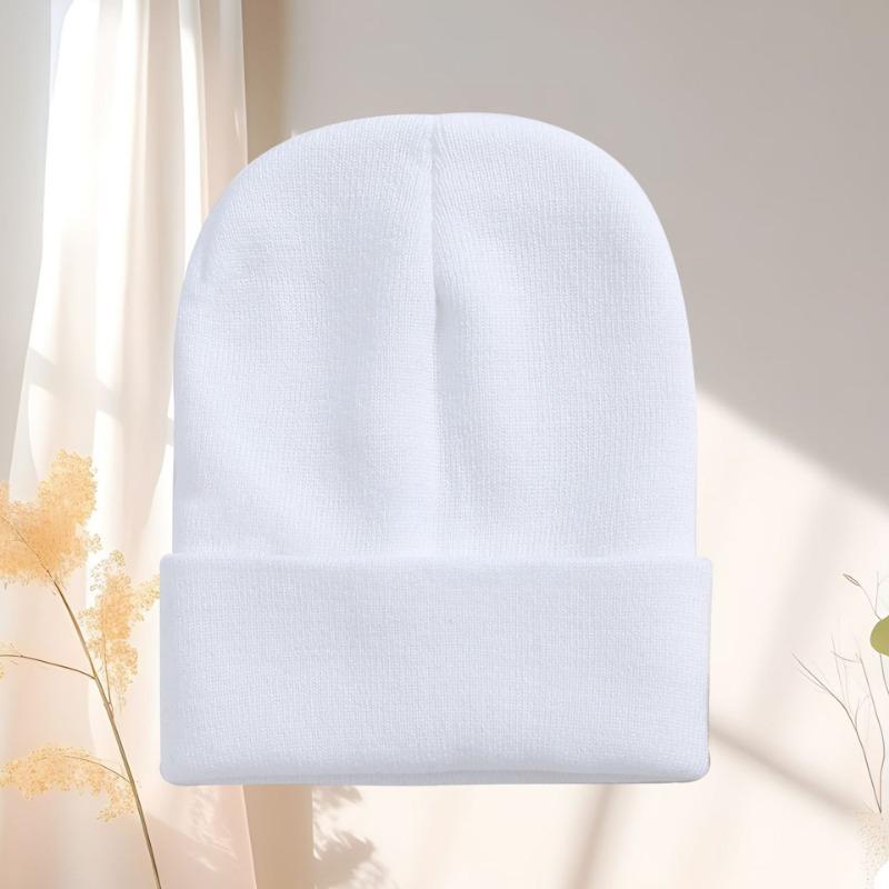 

Шерстяная шапка осенне-зимняя холодная шапка парная вязаная шапка конфетного цвета пуловер вязаная шапка вышивка узор текст average size белый