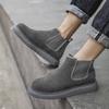 Herren Retro Wildleder Neuankömmling Chelsea Boots Herrenmode Stiefelette Herren Casual Britischer Stil Kurze Stiefel High-Top Schuhe