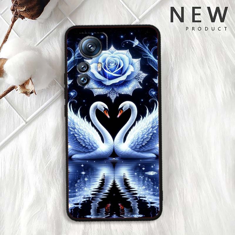 Cartoon Anime Duck Pattern For Xiaomi Mi 15 14 13 13T 12 12T 12S 11 11i 11T Pro Ultra Lite 5G Black Soft Phone Case