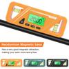 Portable 360° Measuring MIni Bevel Protractor Digital Inclinometer Digital Level Angle Gauge