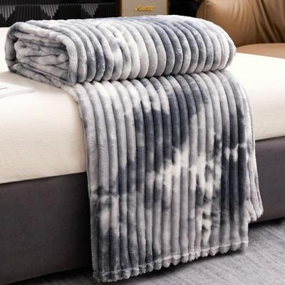 Tie-Dye Casual Blanket Milk Velvet Blanket Fleece Sofa Throw Nap Blanket