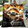 War Tank Flannel Throw Blanket Printed Military Weapons Blanket Bed Sofa Travel Hiking Picnic Blankets for Boys Men Adult Gifts
