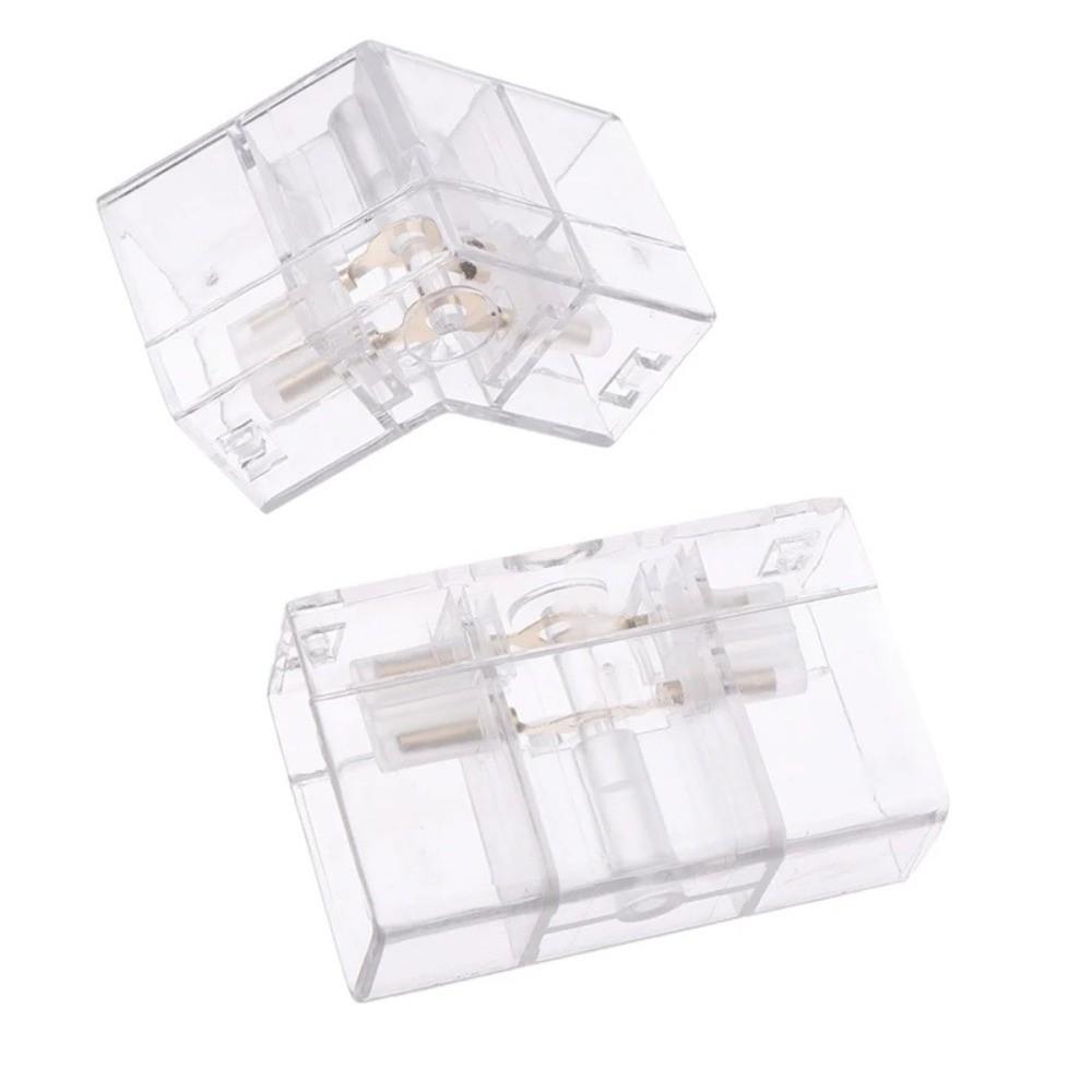 2-Pin LED Lamp Connector 110-240V Honeycomb Light Tube Connector Universal 2-Pin V/Y/I Connector