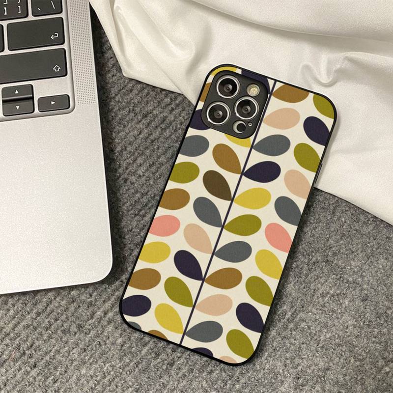 Multi Stem Orla Kiely Folio Phone Case for iPhone 11 12 13 mini pro XS MAX 8 7 6 6S Plus X 5S SE 2020 XR cover