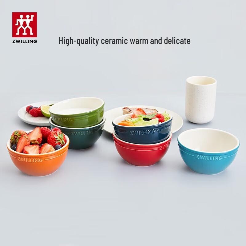 ZWILLING Rainbow Ceramic Bowl Set, 6-Piece
