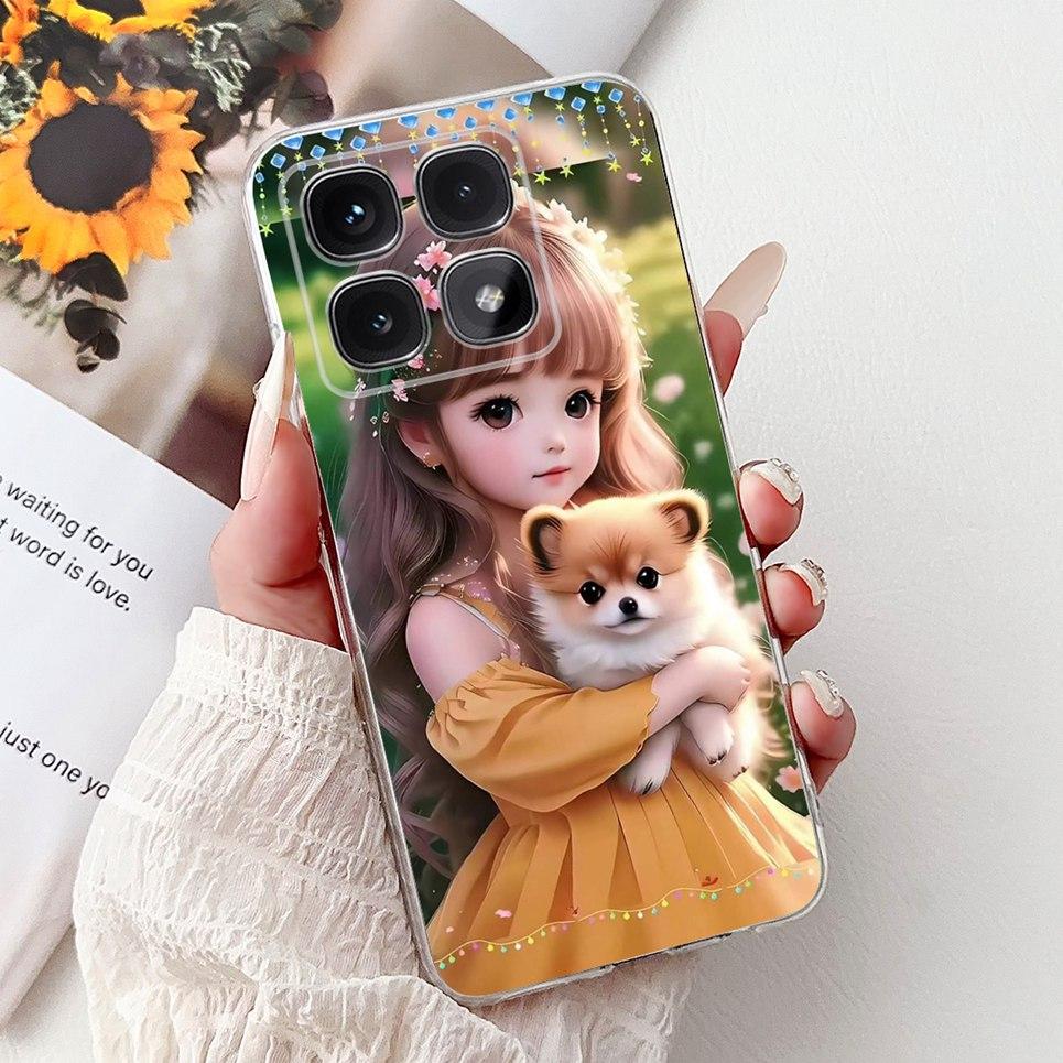 Phone Case For Xiaomi Mi 14T Pro Mi14T Cool Style Tiger Dragon Pattern Clear Soft Silicone TPU Back Cover Xiaomi 14t 5G Coques