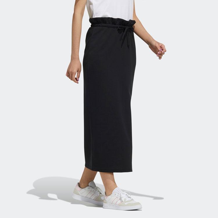 Adidas Neo Side Deep Split Sports Skirt Women Skirts Black H61993