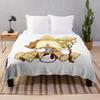 Pure Vanilla Cookie (Cookie Run Kingdom) Throw Blanket Stuffed Blankets Giant Sofa Blanket Anime Blanket Luxury