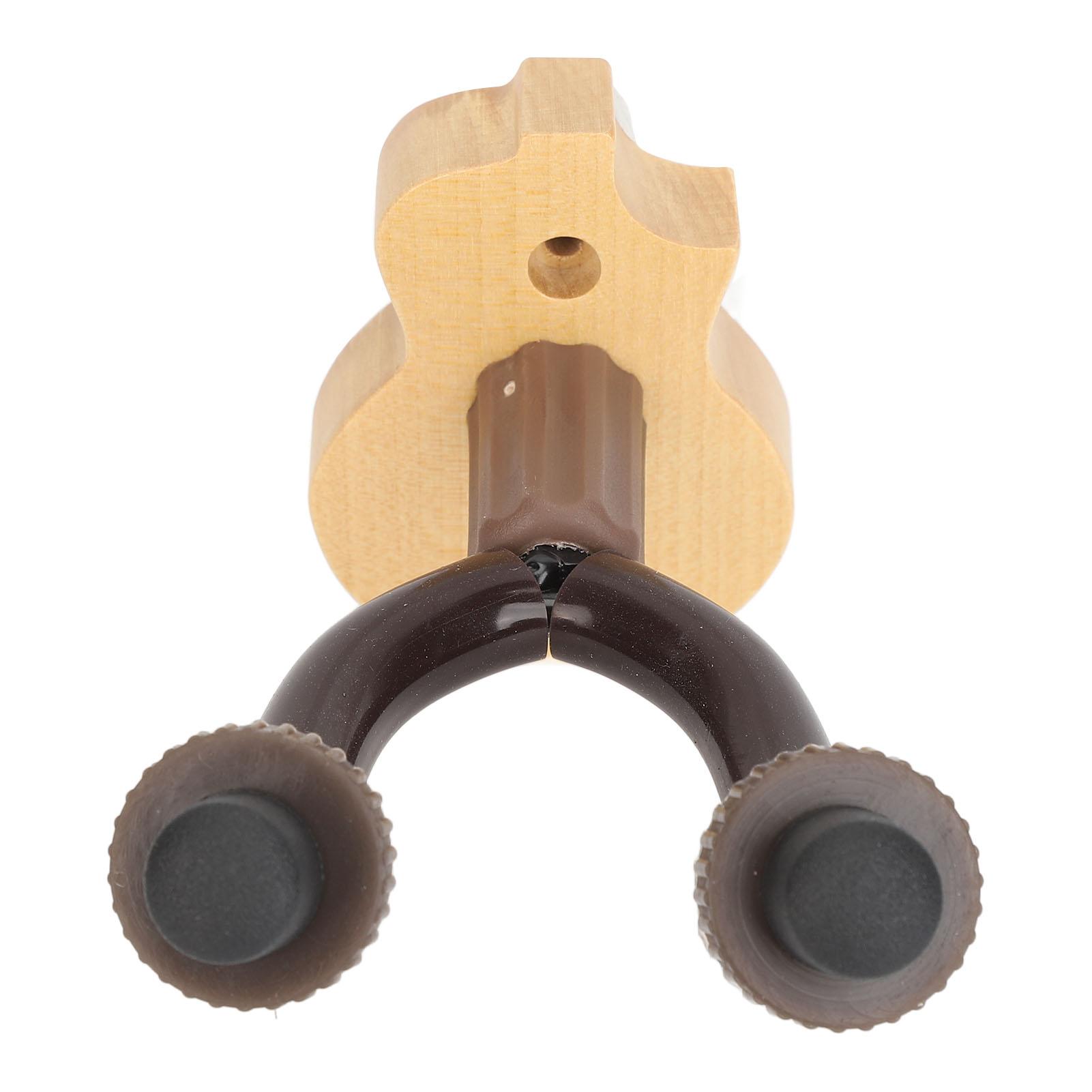 Ukulele Hanger Multipurpose Elegant Stylish Wood Ukulele Wall Mount Stand for Ukulele Mandolin Banjo for Concert Home Studio Exhibition