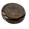 Brass Compass Australia Penny 1930 Nautical Pirate Steampunk - Old Reproduction