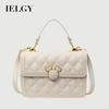 High-End Fashionable All-Match One-Shoulder Cross-Body Portable Diamond Small Square Bag