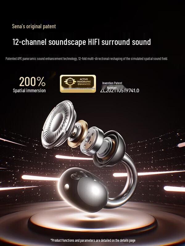 SANAG S7S AI Bluetooth Ear Clip Headset