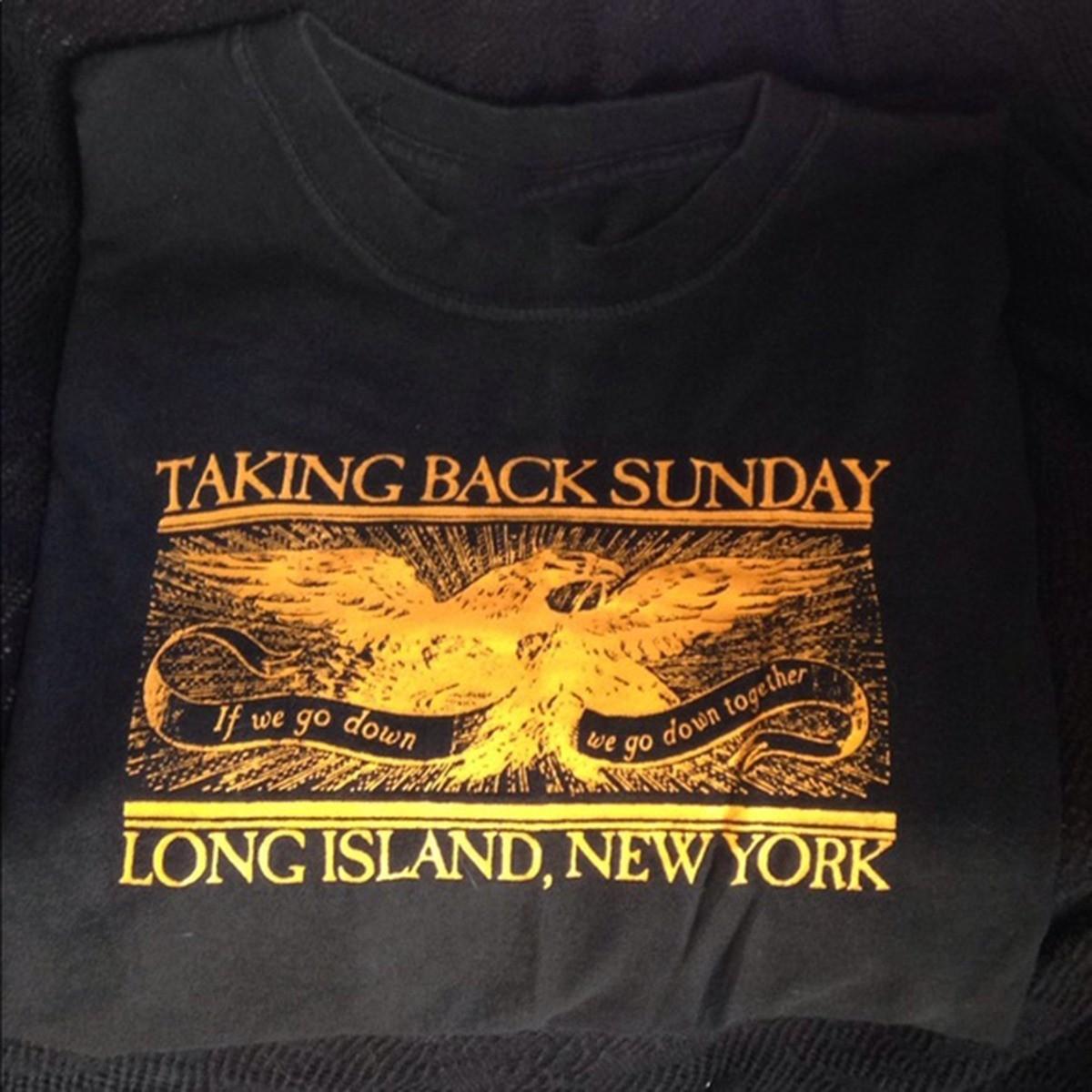Taking Back Sunday Black band T Shirt 15D541 S разноцветный