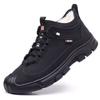 Men's cotton shoes are warm in winter, velvet and non-slip, men's casual high-top cotton shoes, men's cotton shoes, and men's leather cotton shoes.
