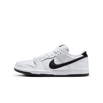 SB Dunk Low White Black