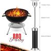 3-piece barbecue light set with magnetic base, LED barbecue light, adjustable barbecue light, 360-degree rotatable neck, grill light