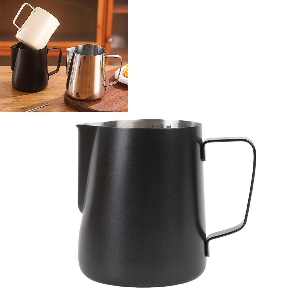 Pointed Spout Milk Frothing Pitcher With Scale Latte Art Frothing Cup  Coffee Preparation