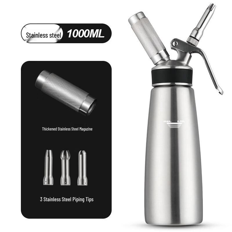Commercial Stainless Steel Cream Whipper Dispenser 500ml