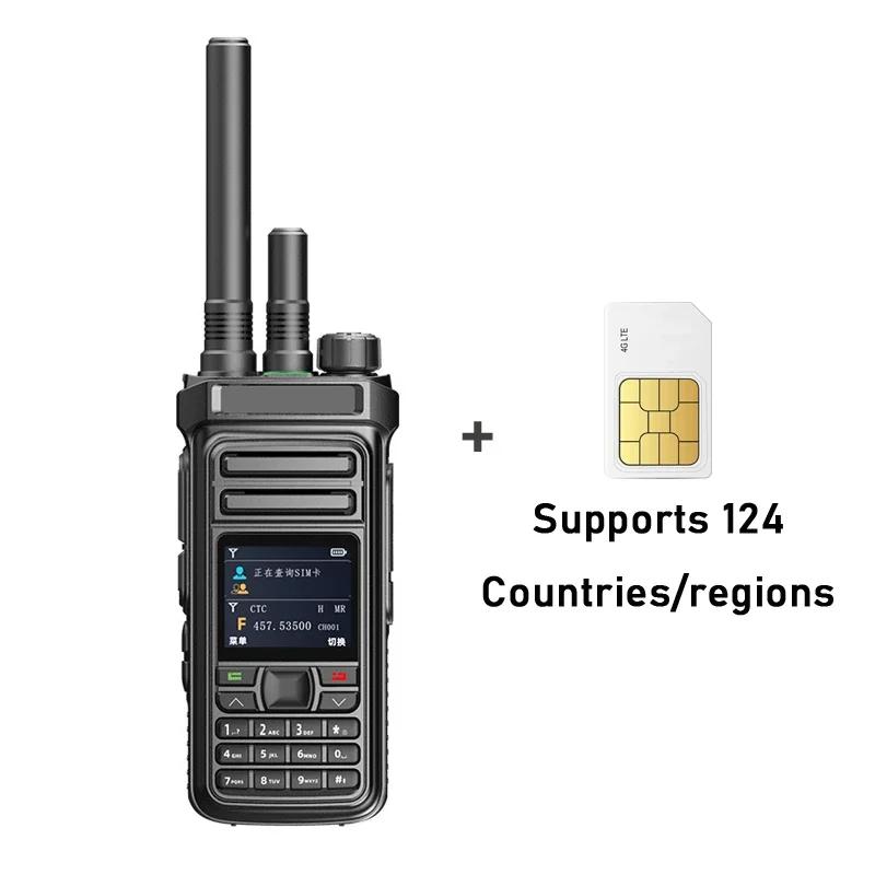 Dual-Mode-Walkie-Talkie 4G-Netzwerk + analoges 5-W-Funkrelais, 100 km Zweiwege-Gegensprechanlage für Haushaltsflotte