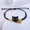 Katzen-Charme-Armband Charmantes Paar-Armband Niedliches Schwarzes Katzenarmband Niedlich Als Geschenk Jahrestage Katzenliebhaber