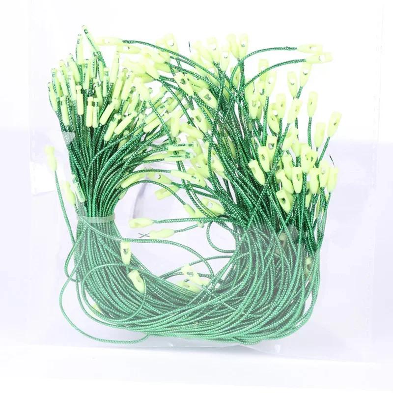 100 Stück Polyester-Schnüre für Weihnachtsanhänger Weihnachtsbaum Xmas-Kugel Tag Werkzeuge Weihnachts-Hängeornament Zubehör 20cm Großhandel