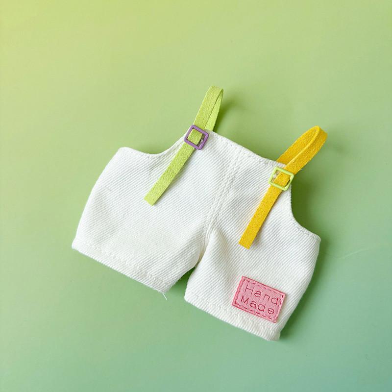 

Doll Plush Soft Clothing Set With Work Pants For Childrens Gift And Play белый