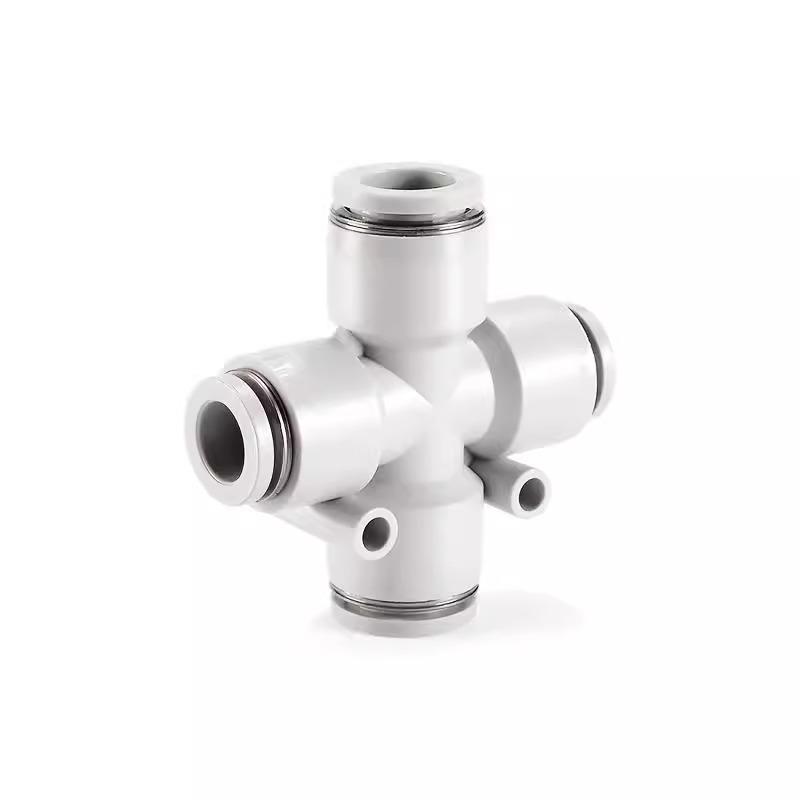 Yadake Pneumatic Tube Reducing Tee Connect Fitting PEG 6/8/10/12-4-6-8-10