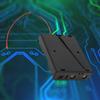 5 Pcs 18650 Battery Case 3 Slot Black Battery Holder with 2 Lead Wire Serial Connection
