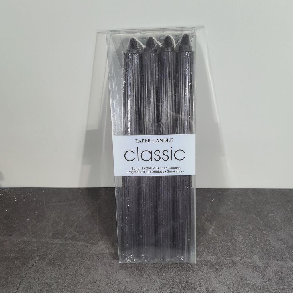 25cm Europäischer Macaron Vertikales Muster Langer Stab Kerze Kreatives Kerzenlicht Abendessen Westliches Restaurant Bunte Hochzeitsstab Wachs