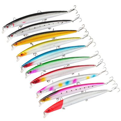 MUQZI Sports Accessory Simulation Fish Long Fishing Lure Crankbaits Hooks Minnow Hard Baits Tackle Tool